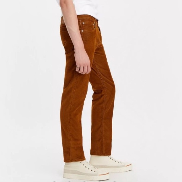 Levi’s 511 Corduroy Pants Burnt Orange Brown - Picture 3 of 11